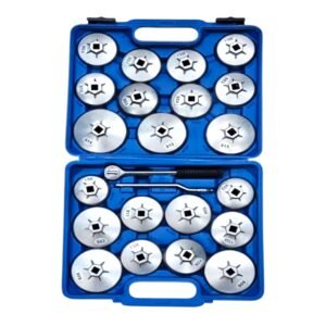 طقم مفاتيح فلاتر زيت ( مفاتيح سيفون ) احترافي (23 قطعة)